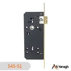 قفل کلیدی آکس 45 مدل SAFETY رنگ طلایی - آتی یراق