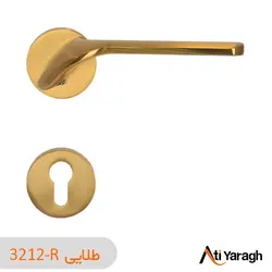 دستگیره کاوه صنعت مدل 3212R دو تکه طلایی - آتی یراق