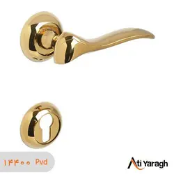 دستگیره کاوه صنعت مدل 1410P-R سربی دو تکه pvd - آتی یراق