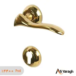 دستگیره کاوه صنعت مدل 1410P-R سربی دو تکه pvd - آتی یراق
