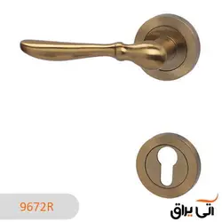 دستگیره ایران مدل 9672R رزت زیتونی - آتی یراق