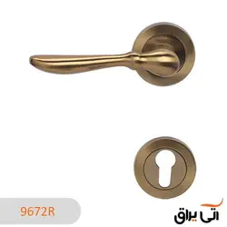 دستگیره ایران مدل 9672R رزت زیتونی - آتی یراق