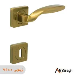 دستگیره کاوه صنعت مدل 9600R دو تکه زیتونی - آتی یراق