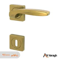 دستگیره کاوه صنعت مدل 9600R دو تکه زیتونی - آتی یراق
