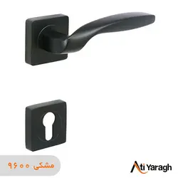 دستگیره کاوه صنعت مدل 9680R دو تکه مشکی - آتی یراق