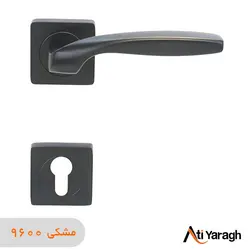 دستگیره کاوه صنعت مدل 9680R دو تکه مشکی - آتی یراق