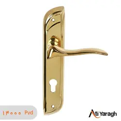 دستگیره کاوه صنعت مدل 1412P سربی پلاک pvd - آتی یراق