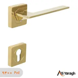 دستگیره کاوه صنعت مدل 9010P-R دو تکه pvd - آتی یراق