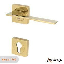 دستگیره کاوه صنعت مدل 9010P-R دو تکه pvd - آتی یراق