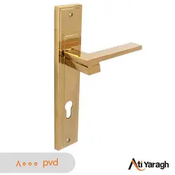 دستگیره کاوه صنعت مدل 8012P پلاک طلایی PVD - آتی یراق