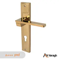 دستگیره کاوه صنعت مدل 8012P پلاک طلایی PVD - آتی یراق