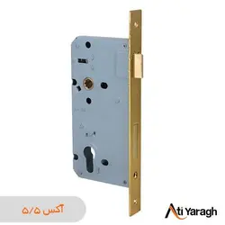 قفل سوییچی زبانه تخت کاوه صنعت آکس 5/5 طلایی - آتی یراق