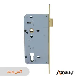 قفل سوییچی زبانه تخت کاوه صنعت آکس 5/5 طلایی - آتی یراق