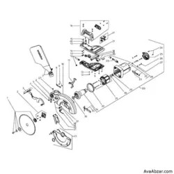 اره فارسی بر کشویی متابو مدل KGS254-M