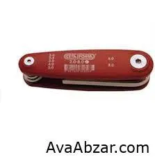 ست آلن چاقویی 7عددی معمولی مدل K99F1 ستافرم