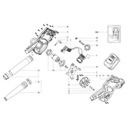 دمنده و مکنده مدل AG18 متابو