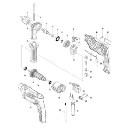 دریل چکشی ماکیتا مدل M0801K