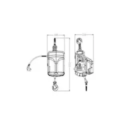 بالابر (وینچ) قابل حمل و ریموت دار آیبولیفت مدل AP02