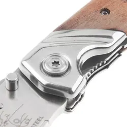 کاتر تاشو دسته چوبی مدل 10073 استنلی