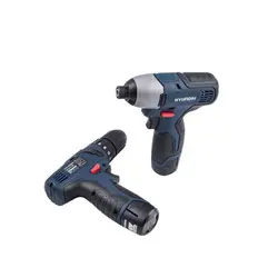 ست دریل و پیچ گوشتی شارژی هیوندای مدل HP121L-CD2121L