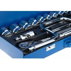 مجموعه 24 عددی آچار بکس مدل NTS-7001 دوازده گوشه نووا