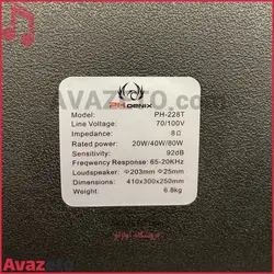 بلندگو دیواری فونیکس Phoenix PH-228T
