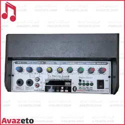 اکو همراه بیسیم تکنوسوند مدل PTR4W + میکروفن