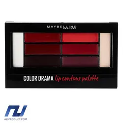 پالت رژلب و کانتور لب میبلین مدل Crimson Vixen 03