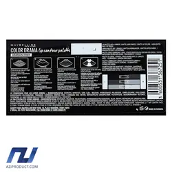 پالت رژلب و کانتور لب میبلین مدل Crimson Vixen 03