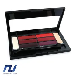 پالت رژلب و کانتور لب میبلین مدل Crimson Vixen 03