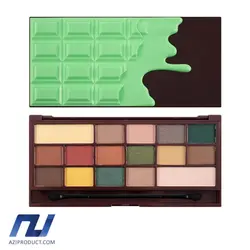پالت سایه چشم 16 رنگ رولوشن مدل Mint Chocolate