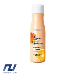 تونر شاداب کننده اوریفلیم سری Love Nature مدل زردآلو و پرتقال حجم 150 میل
