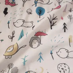 خرید و قیمت تریکو دورو طرح فانتزی حیوانات کد 4011109 - دورو طرحدار | بافت مارت