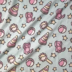 مشاهده و خرید پارچه تریکو دورو طرح بچگانه 4021038 | بافت مارت