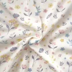 تریکو یکرو و دورو طرح گلدار ریز کد 4021035