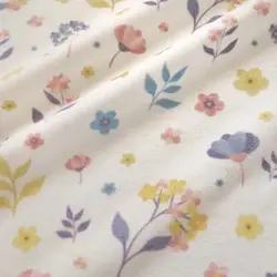 تریکو یکرو و دورو طرح گلدار ریز کد 4021035