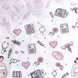 پارچه روپوش و اسکراب طرح مامایی