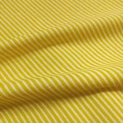 پارچه تریکو تاپ و تیشرت راه راه زرد ریز