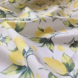 پارچه تترون پلی ویسکوز طرح لیمو | بافت مارت