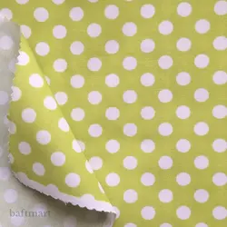 پارچه ملحفه طرح خالدار سبز #15 | بافت مارت