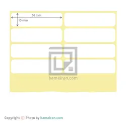 لیبل کاغذی 56*15 رول 5000 عددی