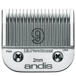 تیغ ماشین اصلاح حیوانات شماره 9 اندیس فلزی 2 میلی متر blade 9 ultra edge - باربد پت گستر