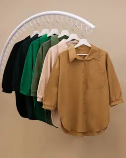 شومیز لینن بگ استایل زنانه