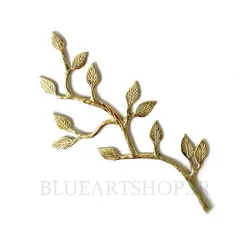 پایه ( دسته ) برگی برنجی