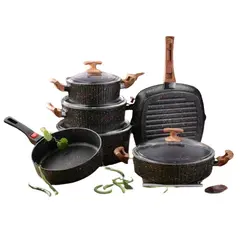 سرویس قابلمه 10 پارچه PMT مدل السا