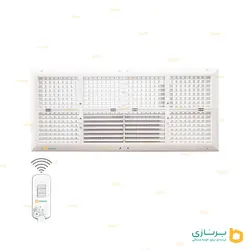 دریچه کولر ریموت دار - مستطیل هشت شبکه