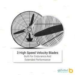 پنکه صنعتی دیواری مدل BF-W