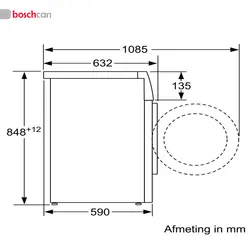 ماشین لباسشویی بوش مدل WAY32862ME