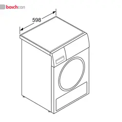 ماشین لباسشویی بوش مدل WAT28780ME