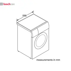 ماشین لباسشویی بوش مدل WVG30460IR
